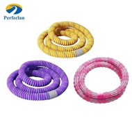 Perfeclan Weighted Fitness Hoop  Hoop Quiet Waist Friendly Design,Workout Sports Equipment Abdomen  