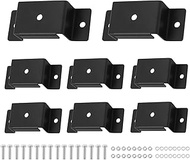 8Pcs Trailer Stake Pocket Bracket for 2'' x 4'' lumber,Utility Trailer Pocket for Trailers & Trucks,