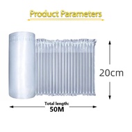 50M Poly Air bubble wrap Air Cushion/Inflatable Bag Plastik/Inflatable Air Bubble Cushion Wrap /Air