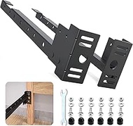 Bed Frame Footboard Extension Brackets Set Attachment Kit,Universal Bolt-on Footboard Extension Brackets Will Fit Most Twin, Full, Queen and King Bed Frames