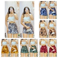 CURDOROY SKORT TIEDYE NEW TREND SHORT FIT SMALL TO LARGE