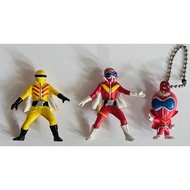 Sentai Goranger HG figure Gashapon Gachapon mini keychain japan Animate x 3 Official Authentic Japan
