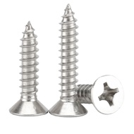M5m6m8 Phillips Flat Self-Tapping Screw 304 Stainless Steel KA Wooden Screw Countersunk Self-Tapping