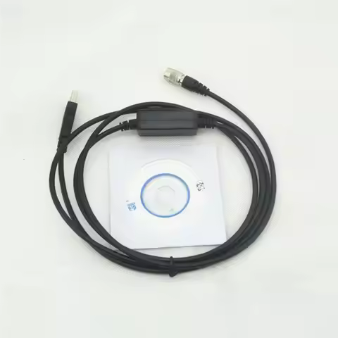 Data Download Cable USB to Hirose Connector 6pin Connector for Windows 7 / 8 / 10 / XP For Topcon So