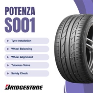 NEW TYRE 185/55R15 POTENZA S001 BRIDGESTONE (WITH INSTALLATION)