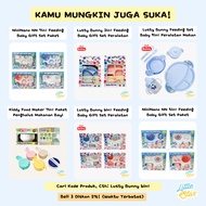 Lb1424 Lusty Bunny 6In1 Feeding Baby Gift Set Safe Baby Feeding Equipment Bpa Free