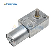 4632-370 DC 12V Worm Gear Motor High Torque Turbine Reducer Reversible 1/5/10/20/50/100/200/250RPM D