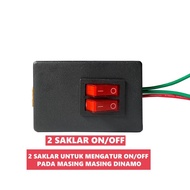 Box Saklar On Off Untuk Pompa Single dan Dual pump Socket XT-60 Female