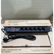 PDU 6 holes + with Surge Protection PDU 6 outlet + LIGHTNING Protection/