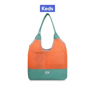 KEDS กระเป๋า รุ่น MESH TOTE BAG สีส้ม/ สีเขียว ( S25ACB07003 )