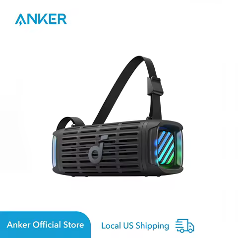Soundcore Boom 3i by Anker, Compact Outdoor Speaker, IP68 Waterproof, Floating Playback, Saltwater-R