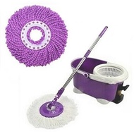 Durable 360 Rotating Head Easy Magic Microfiber Spinning Floor Cloth Mop Head