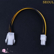 SEOUL PSU Extension Cable Cord Connector ATX Male to Female Power Adapter 4 Pin PSU Cable Extension 