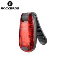 ROCKBROS Bike Tail Light ZPWD-1 MTB Road Gravel Folding Bike Light Night Safe Warning LED Light Cycling Running Helmet Tail Light Bicycle Accessories