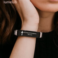 LUMELAB​ Family Friendship Bracelet, Adjustable Stainless Steel/PVC Inspirational Quotes Braclets, S