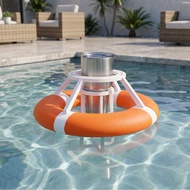 Haofy Floating Drink Holder for Pool 3D Printed 12.8x12.8x4.3in