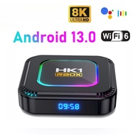 HK1 RBOX K8 Android 13 RK3528 Quad Core Smart TV Box Wifi6 2GB 4GB 16GB 32GB 64GB 100M LAN Dual Wifi 2.4G 5G BT5.0 8K HDR