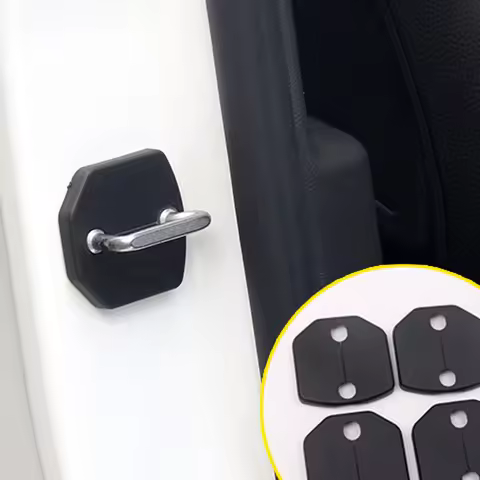 Car Door Lock Cover Fit For Fit For Ford Focus 3 MK3 Fiesta Kuga Escape 4pcs per set