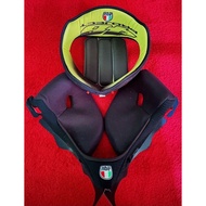 Foam padding crown pad agv pista gpr inner agv yellow padding