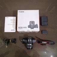 CANON EOS M50 and 15-45mm Kit Lens - CANON M50 Mirrorless Camera - Fullset - Lukenew