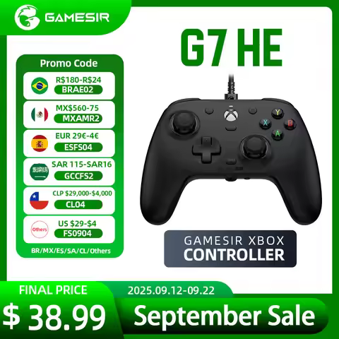 New Gamesir G7 HE Upgrade G7 SE Wired XBOX One X Series Gamepad PC Steam Controller Iron Man Limited