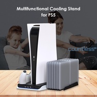 For PS5 PS5 Digital Edition Vertical Cooling Stand Dual Controller Charger A#S [countless.sg]