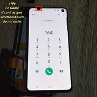 5.8" SUPER AMOLED with black dot or line For Samsung Galaxy S10e G970 G970F G970U G970W LCD Display 