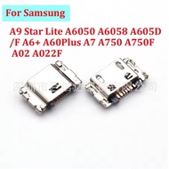 Serasi dengan A6+ A6Plus A6050 A605D/F A6058 J805 J8 Port Pengecasan Palam Ekor