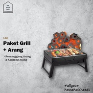 Charcoal Grill Package Portable Charcoal Grill Hexagonal Briquette Charcoal