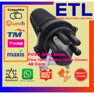 [48 Core] Mini Dome Fiber Optic Joint Closure - Mechanical Seal / Heat Shrink Seal(Waterproof IP68)
