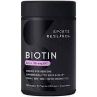 Organic Coconut Oil for Exercise Research Vegetarian Biotin-Vitamin B7-Non-Genetically Gluten Free