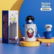 Childrens Portable Straw 316L Stainless Steel Thermos Cup