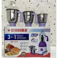 STARGOLD SG-1373 Stainless Steel Blender System 3 in 1, 6000w Cooper