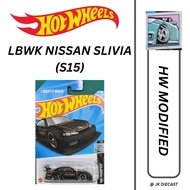 LBWK Nissan Silvia (S15)  - Japan Card (Hotwheels 2023 Mainline Case E)