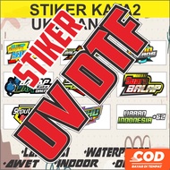 HEREX Racing Motorcycle Car Helmet Waterproof UV DTF Logo Sticker size 10x5 cm