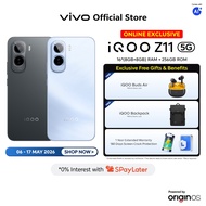 Online Exclusive vivo iQOO Z11 5G 16*(8+8)+256GB 9020mAh 90W 7k mm² Icecore Cooling 144Hz 1.5K AMOLE
