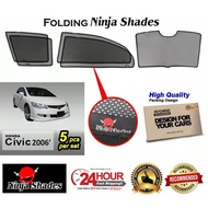 Honda Civic FD 2006 - 2011 Magnetic Ninja Sun Shade Sunshade