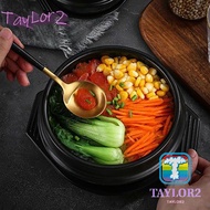 ATAYLOR Korean Stone Pot, Anti-scald Heat-resistant Casserole Clay Pot, Stew Pot 16cm Size Non Stick