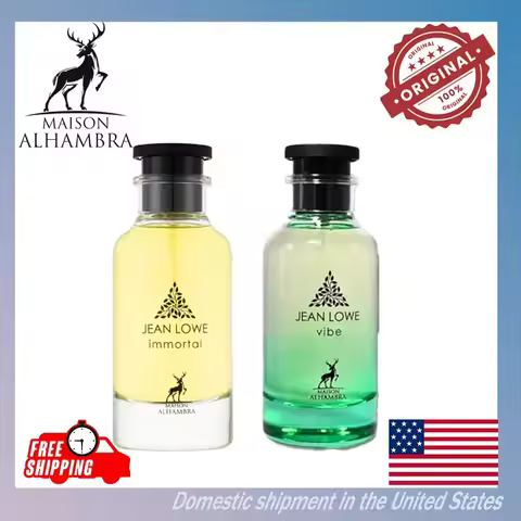 100ML Maison Alhambra Jean Lowe Immortal Alhambra Jean Lowe Vibe Arabian Women's Perfume Cologne for