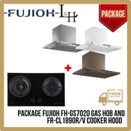 [BUNDLE] FUJIOH FH-GS7020 Gas Hob And FR-CL1890R/V 900MM Chimmey Cooker Hood