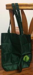 折疊收納袋 斜紋布 白蘭氏 綠色 雞精 拉鍊 水滴 Brands 環保購物袋 環保袋 購物袋 手提袋 袋子 手提袋 收納