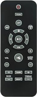 996580004176 Replacement Sound Bar Remote Control Applicable for Philips Soundbar HTL1170B HTL1177B HTL1170B/F7 HTL1177B/F7