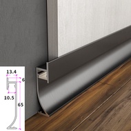 【Daily Deals】 Recessed Skirting Line Aluminium Led Profile Black Corner Bar With Silicone Cover Home