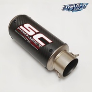 Silencer knalpot SC-Project CR-T Carbon Import Inlet 60 61 Original