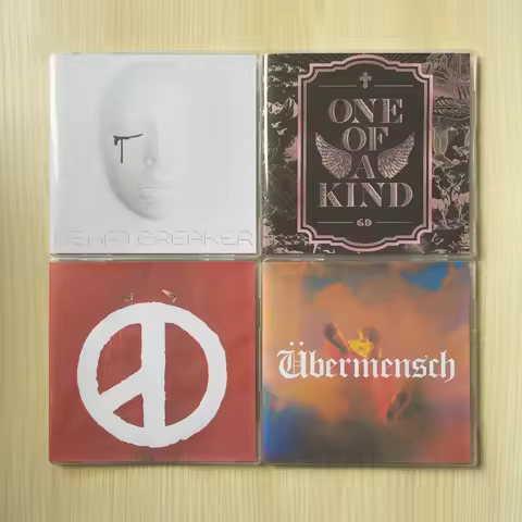 K-Pop BIGBANG G-DRAGON Music CD Heartbreaker Album One Of A Kind 4pcs Music Record Cosplay Walkman C