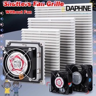 DAPHNE Cabinet Ventilation Filter, White Without Fan Shutters Fan Grille, ABS Fan Filter