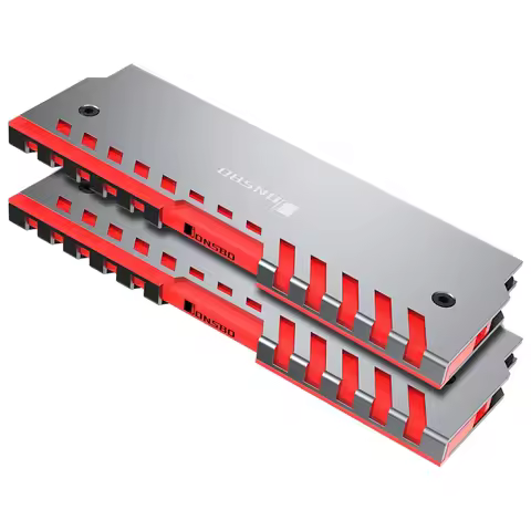 2PC Memory RAM RGB Cooler HeatSink Cooling Vest Fin Radiation Dissipate Support Motherboard AURA Con