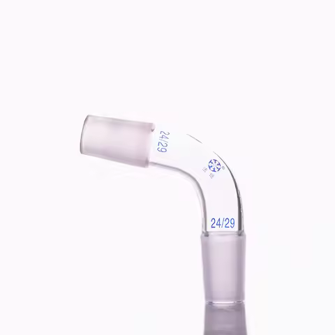 FAPE 105 degree elbow, Joint 24/29, Distillation elbow, Distilling head 105 degree, Bent standard gr