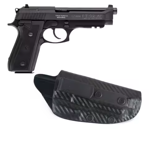 Carbon Fiber Inside Waistband Kydex Holster For Taurus PT100 PT100P PT92 PT59 Appendix Concealed Car