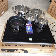 Bauer BE 366SA Induction Cooker Energy Saving Inverter Induction Cooker, Imported from Malaysia, 3 y